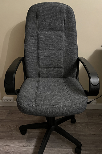 Компьютерное кресло CH747 черный, экокожа фото покупателя 1