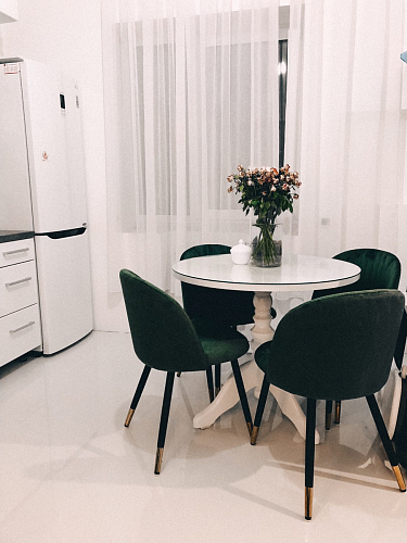 Стул на металлокаркасе Gabi 1 темно-серый / черный фото покупателя 7