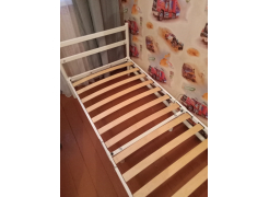 Односпальная кровать Фади 80х200 черная фото покупателя 1434