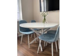 Стул на металлокаркасе Capri dark blue / black фото покупателя 135