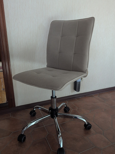 Компьютерное кресло One флок серый 29 фото покупателя 6