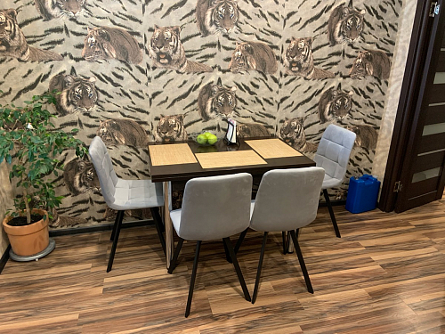 Стул на металлокаркасе Чилли бирюзовый / черный фото покупателя 739