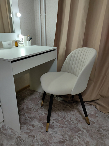 Стул на металлокаркасе Gabi gray / black фото покупателя 305