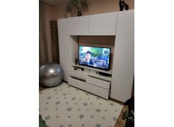 Готовая гостиная Румба белый / белый глянец  - Уцененный экземпляр фото покупателя 120