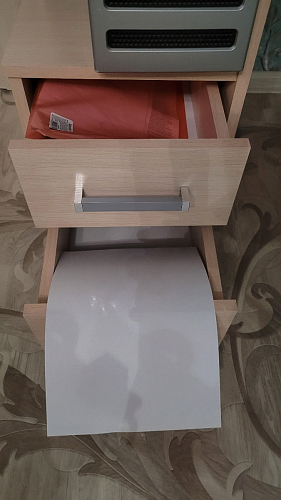 Компьютерный стол Джаз-24 правый дуб сонома фото покупателя 128