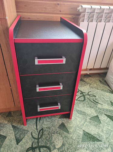 Тумба Ханна черная / красная - Уцененный экземпляр фото покупателя 78