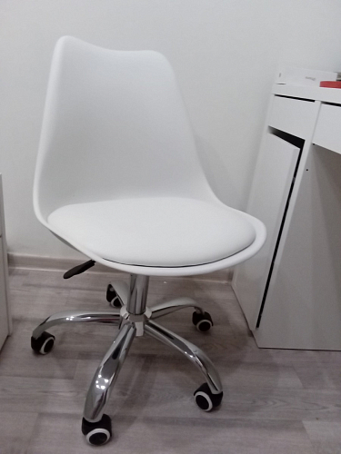 Компьютерное кресло Kolin cappuccino / chrome фото покупателя 150