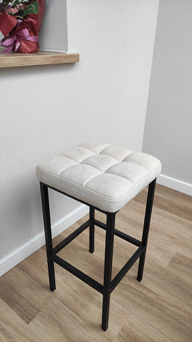 Барный стул Лофт катания лаванда / белый матовый фото покупателя 146