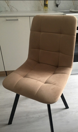 Комплект стульев Чилли 4 шт темно-серый / черный фото покупателя 298