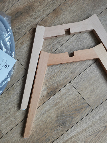 Стул Bonuss blue / wooden legs фото покупателя 197