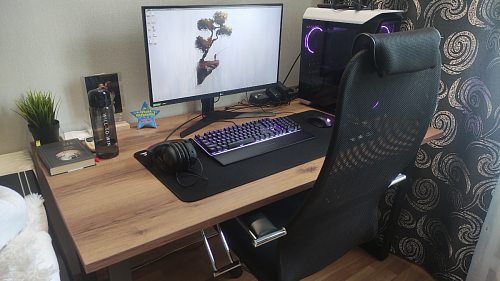 Деревянный стол Лота Лофт 120x75 дуб крафт табачный / черный матовый фото покупателя 197