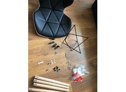 Деревянный стул PC-027 black / white фото покупателя 27