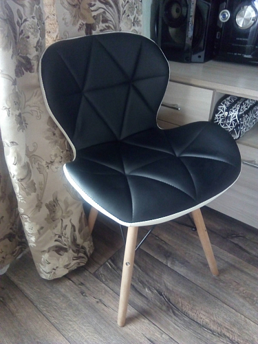 Деревянный стул PC-027 black / white фото покупателя 28