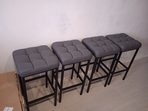 Барный стул Лофт катания лаванда / белый матовый фото покупателя 326