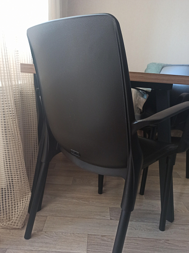 Кресло SHT-S76 белое / хром лак фото покупателя 25