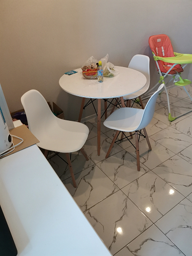 Стул Cindy Eames mod. 001 khaki / natural фото покупателя 376