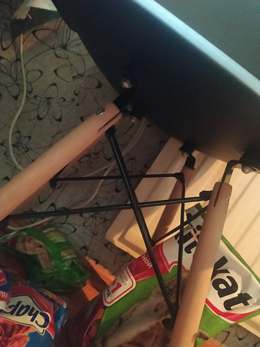 Пластиковый стул Eames PC-015 серый фото покупателя 243