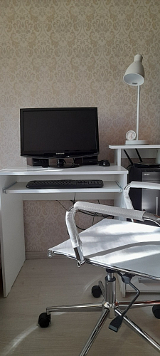 Компьютерный стол Джаз-24 правый дуб сонома фото покупателя 92