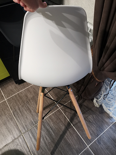 Пластиковый стул Eames PC-015 желтый фото покупателя 108