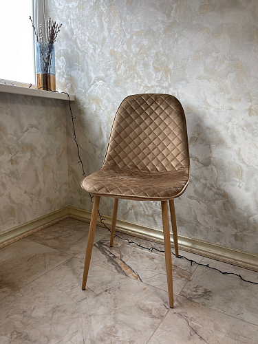 Стул на металлокаркасе Capri blue / white фото покупателя 7