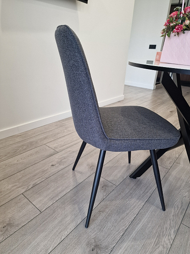 Стул на металлокаркасе Texas 1 поворотный светло-серый / черный фото покупателя 6