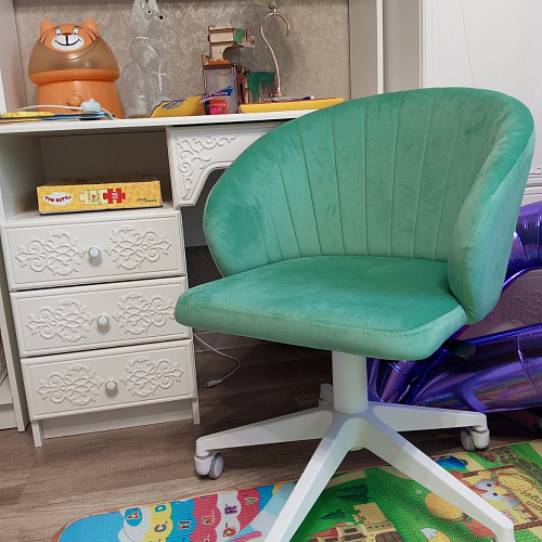 Компьютерное кресло Пард confetti silver серый / черный фото покупателя 11