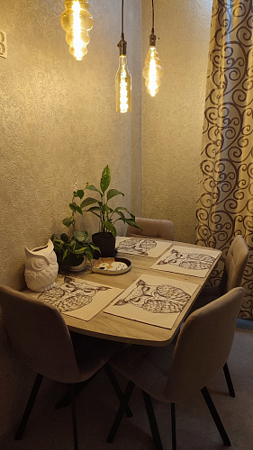 Стул на металлокаркасе Чилли черный / зеленый фото покупателя 1475