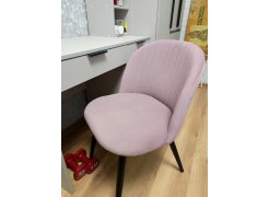 Стул на металлокаркасе Gabi 1 light purple / black фото покупателя 720