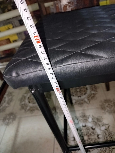 Барный стул Teon beige / chrome фото покупателя 3