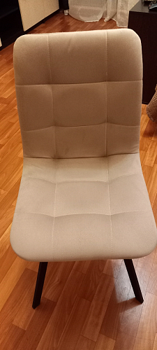 Стул на металлокаркасе Чилли темно-серый / черный каркас фото покупателя 392