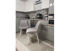 Стул на металлокаркасе Вейв П темно-серый / черный фото покупателя 2