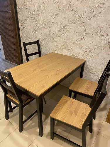 Обеденная группа Sonata/Соната антик / графит фото покупателя 59