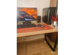 Стол Лота Лофт 140 25 мм черный матовый / бетон фото покупателя 843