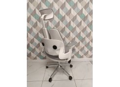 Компьютерное кресло Hiba gray / chrome из шоурума 3