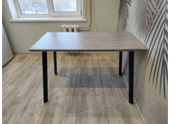 Стол Тринити Лофт 120 32 мм бетон / черный матовый фото покупателя 47