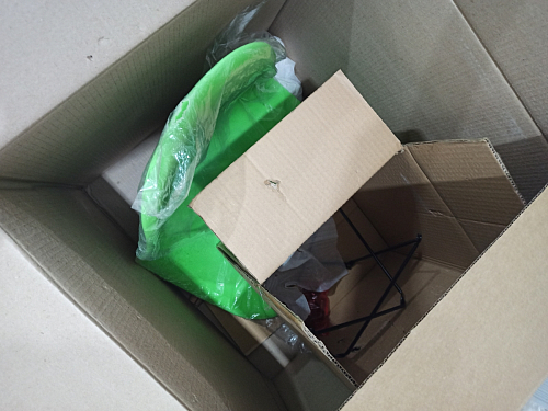 Пластиковый стул Eames PC-015 серо-голубой / дерево фото покупателя 143