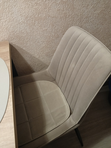 Стул на металлокаркасе Седа К коричневый velvet lux 100 / черный фото покупателя 84