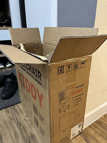 Компьютерное кресло Kiddy/Кидди розовое ткань (сетка) фото покупателя 3