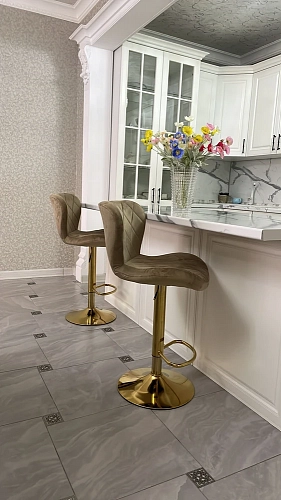 Барный стул Porch white / chrome фото покупателя 30