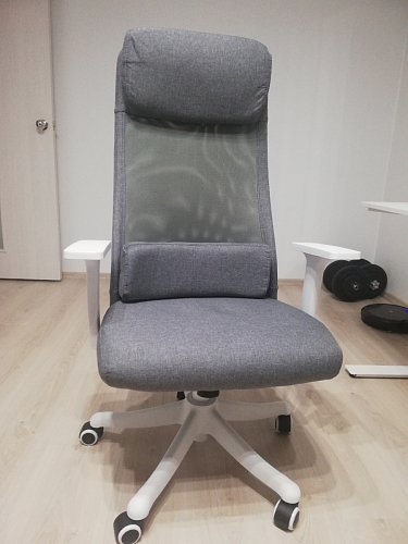 Компьютерное кресло Salta gray / white фото покупателя 7