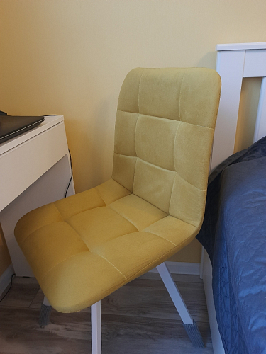 Стул на металлокаркасе Чилли зеленый / черный фото покупателя 1199