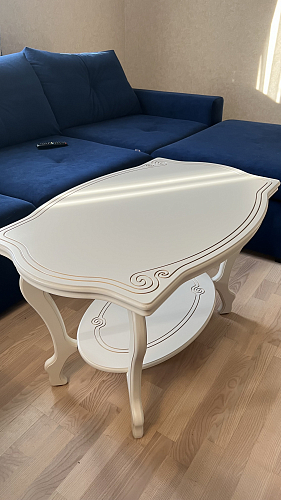 Журнальный столик Берже 1 слоновая кость фото покупателя 1