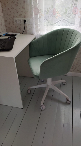 Компьютерное кресло Тибо сиреневый фото покупателя 53