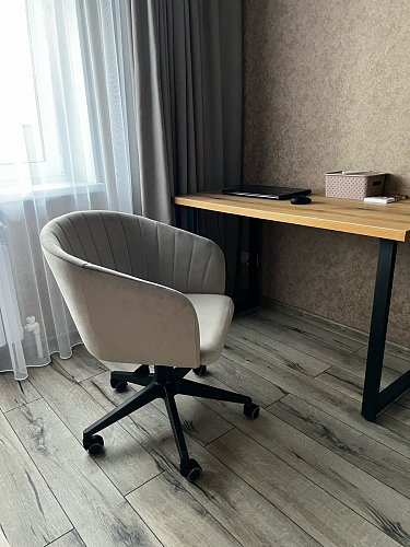 Компьютерное кресло Тибо 01 светло-коричневый / черный фото покупателя 69