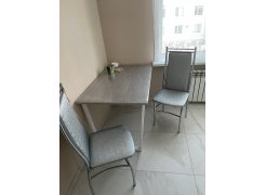 Стол Лота Лофт 140 25 мм юта / белый матовый фото покупателя 732