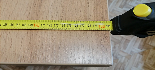 Стол Лота Лофт 120 25 мм дуб делано темный / черный матовый фото покупателя 323