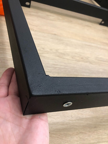 Стол Лота Лофт 120 32 мм бетон / черный матовый фото покупателя 453