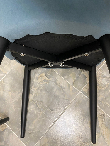 Стул на металлокаркасе Kora gray / black фото покупателя 172