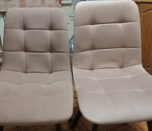 Стул на металлокаркасе Чилли темно-серый / черный каркас фото покупателя 635