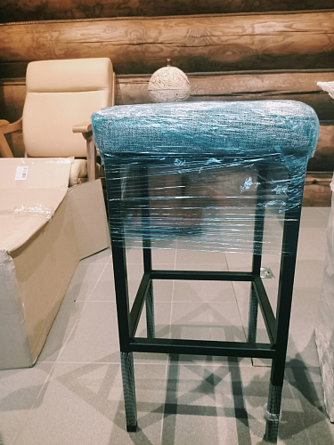 Барный стул Лофт линкольн белый / белый матовый фото покупателя 257